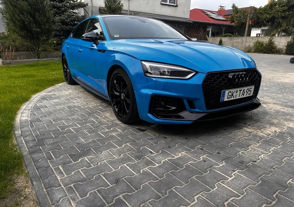 Audi A5 cena 155000 przebieg: 45000, rok produkcji 2019 z Leszno małe 137